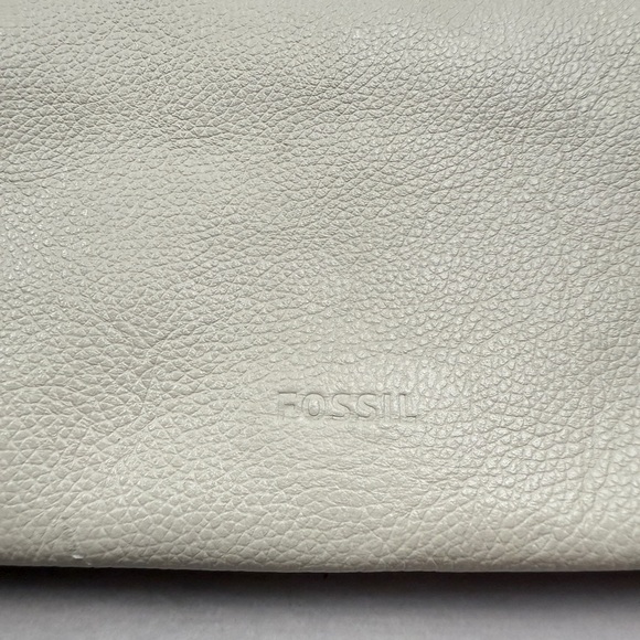 Fossil White and Brown Tote Bag - Picture 3 of 6